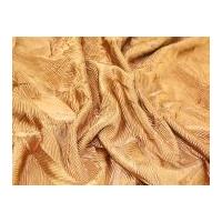 Pleated Satin Dress Fabric Rich Copper