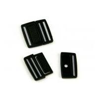 Plastic Centre Push Buckle Fastener Black