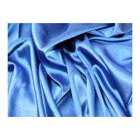 Plain Stretch Satin Dress Fabric Royal Blue
