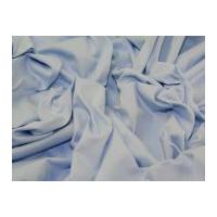 Plain Stretch Cotton Jersey Dress Fabric Pale Blue