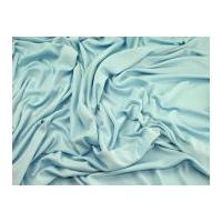 Plain Polyester Stretch Jersey Dress Fabric Pale Blue