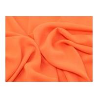 Plain Chiffon Dress Fabric Orange