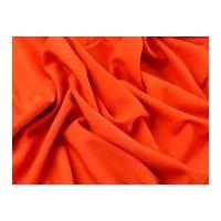 Plain Viscose Dress Fabric Orange