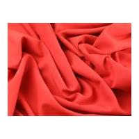 Plain Viscose Dress Fabric Scarlet Red