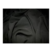 Plain Maypole Polyester Crepe Suiting Dress Fabric Black
