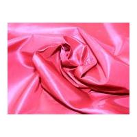 Plain Shot Taffeta Dress Fabric Cerise Pink