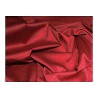 Plain Stretch Cotton Dress Fabric Wine