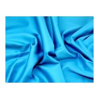 Plain Stretch Cotton Dress Fabric Turquoise