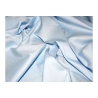 Plain Stretch Cotton Dress Fabric Pale Blue
