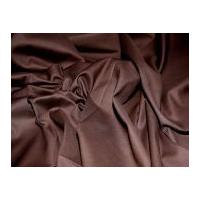 plain stretch cotton dress fabric brown