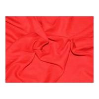 Plain Viscose Dress Fabric Red