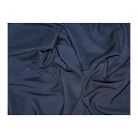 Plain Viscose Dress Fabric Navy Blue
