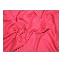Plain Viscose Dress Fabric Cerise Pink