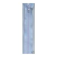 Plastic Chunky Open End Zips 25cm Pale Blue