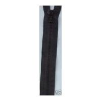 Plastic Chunky Open End Zips 90cm Black