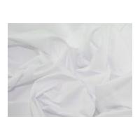 Plain Cotton Poplin Fabric White