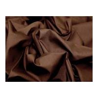 Plain Cotton Poplin Fabric Brown