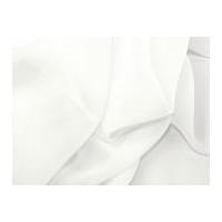 Plain Chiffon Dress Fabric White