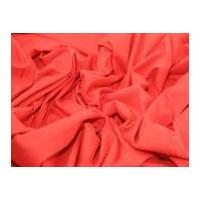 Plain Stretch Cotton Jersey Dress Fabric Red