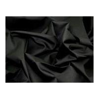 Plain Cotton Poplin Fabric Black