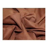 plain washed linen rayon dress fabric brown