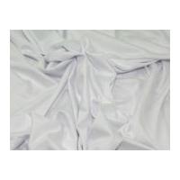 Plain Stretch Viscose Jersey Dress Fabric White