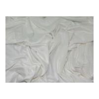 Plain Stretch Viscose Jersey Dress Fabric Ivory