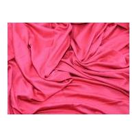 Plain Stretch Viscose Jersey Dress Fabric Fuchsia Pink