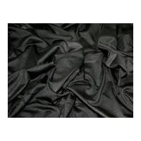 Plain Stretch Viscose Jersey Dress Fabric Black