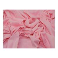 Plain Stretch Cotton Jersey Dress Fabric Pink