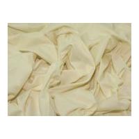 Plain Stretch Cotton Jersey Dress Fabric Cream