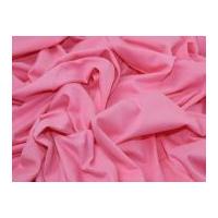 Plain Stretch Cotton Jersey Dress Fabric Cerise Pink