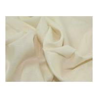 Plain Washed Linen & Rayon Dress Fabric Ivory