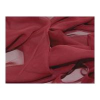 Plain Chiffon Dress Fabric Wine