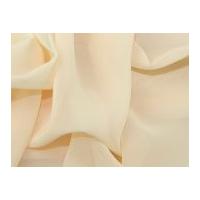 Plain Chiffon Dress Fabric Cream