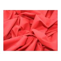 Plain Cotton Poplin Fabric Scarlet Red