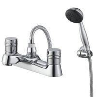 Plumbsure Opal Chrome Bath Shower Mixer Tap