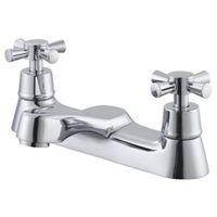 plumbsure crystal chrome bath mixer tap