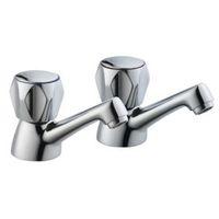 Plumbsure Quartz Hot & Cold Basin Pillar Tap