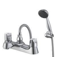 plumbsure topaz chrome bath shower mixer tap