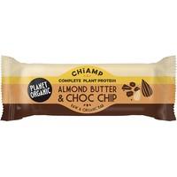 planet organic raw chiamp bar almond butter amp choc chip 50g