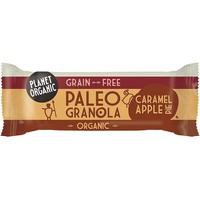 planet organic caramel apple pie paleo granola bar 30g