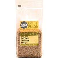 planet organic brown lentils 500g