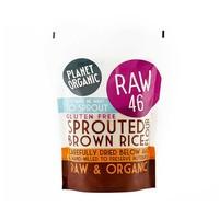 planet organic sprouted brown rice flour 400g