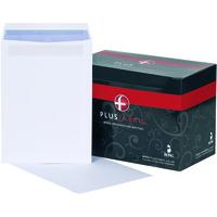 Plus Fabric Envelope C4 White Self-Seal Pack of 250 L26370