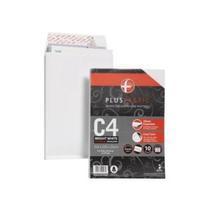 Plus Fabric Envelopes (C4) Peel & Seal Gusset 120gsm (Pack of 10)