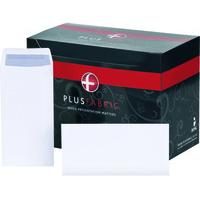 Plus Fabric Envelope DL 110gsm White Self-Seal Pocket Pack of