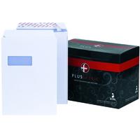 Plus Fabric Envelope Easy-Peel C4 Window White Pack of 250