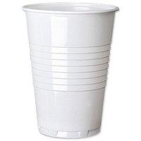 Plastic 200ml Squat Cups (1 x Pack of 100) for Hot Drink Vending Machines