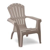 Plastic Stackable Armchair in Beige